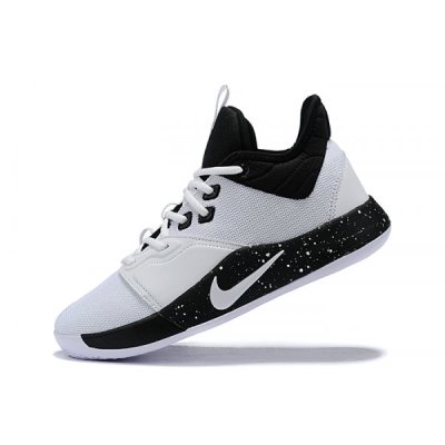 Nike Erkek Pg 3 Beyaz / Siyah Spor Ayakkabı Türkiye - GZCXSJ90